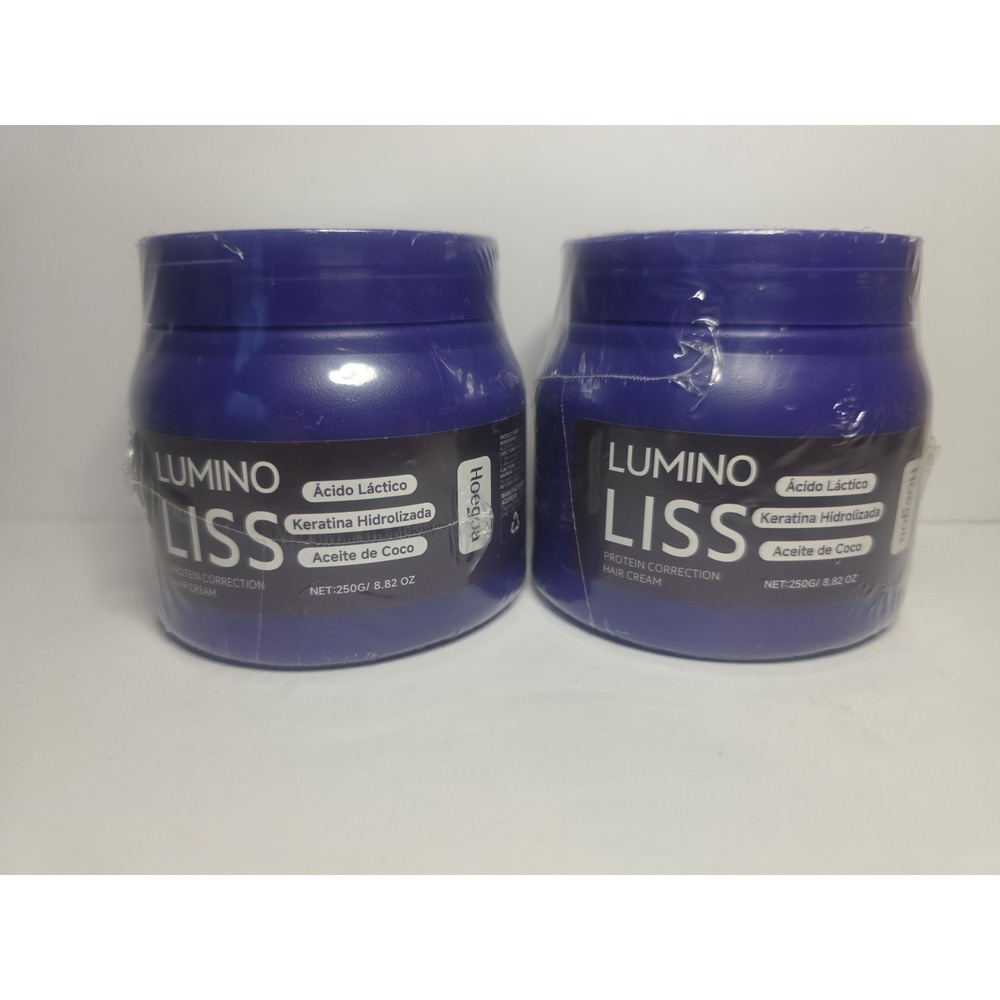 SET OF 2 LUMINO LISS Protein Correction Hair Cream 250g | Keratin Straightening